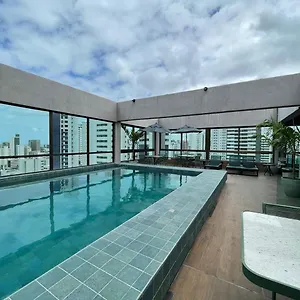 Apartamento Novissimo Flat Rooftop Apto 405 - 2 Pessoas, Recife
